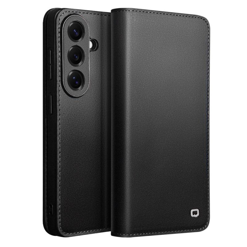 Folio Deksel Samsung Galaxy S26 Qialino Matt Lærlommebok Beskyttelse Deksel