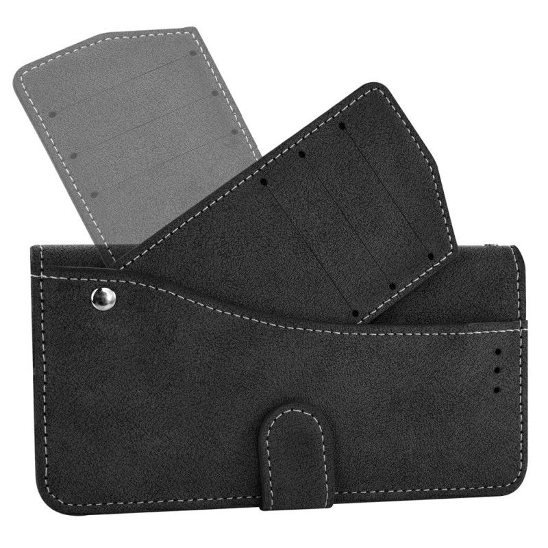 Folio Deksel Samsung Galaxy S26 Retro Lommebok Med Roterende Kortholder