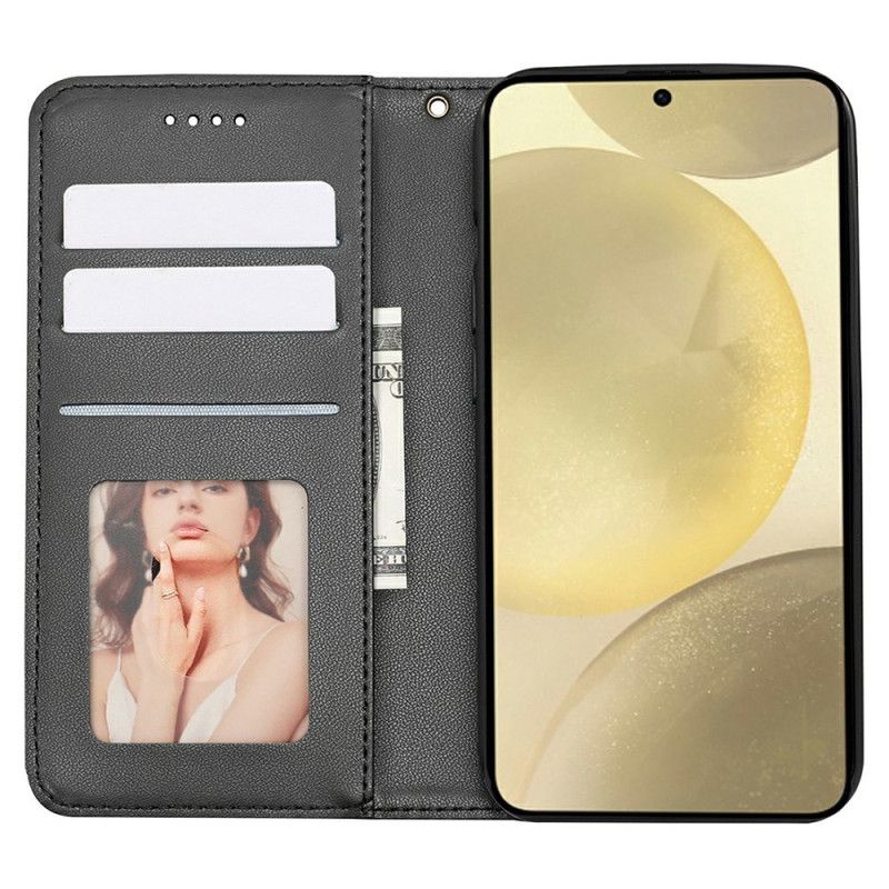 Folio Deksel Samsung Galaxy S26 Rutenettmønster