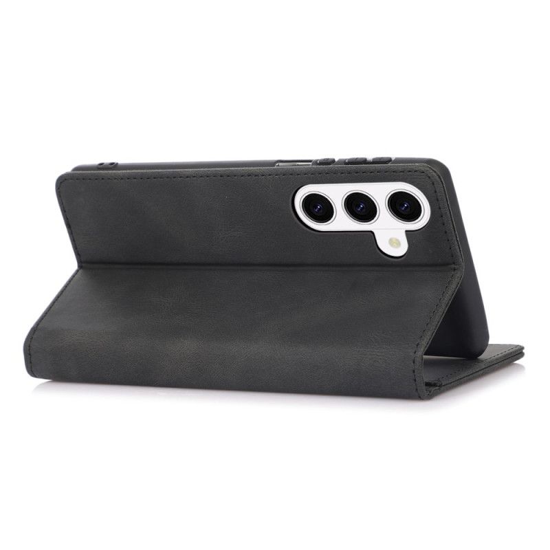 Folio Deksel Samsung Galaxy S26 Semsket Skinneffekt Beskyttelse Deksel