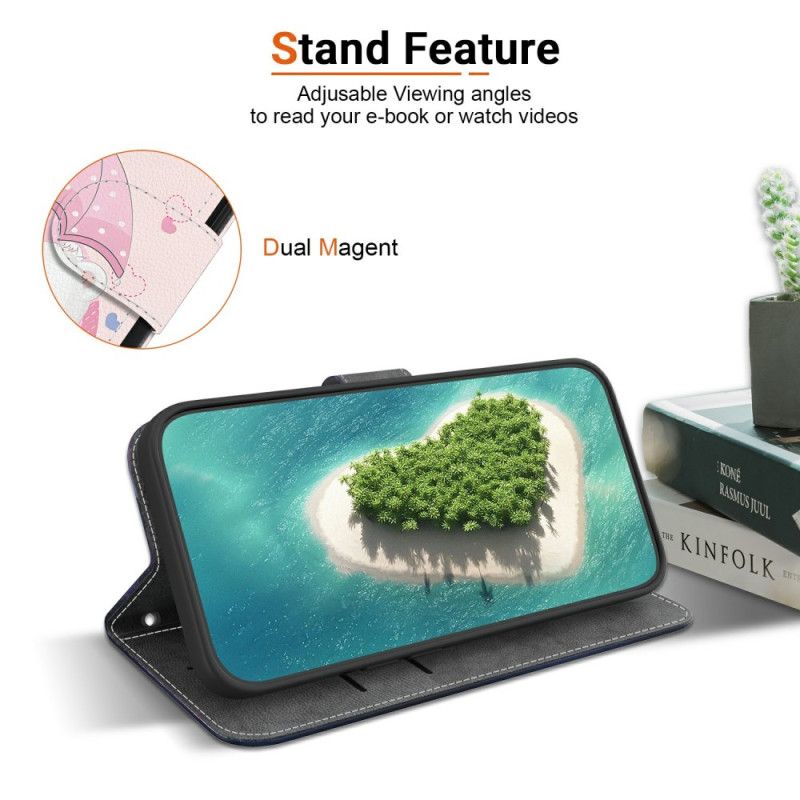 Lærdeksel Folio Deksel Samsung Galaxy S26 Par Bjørneunger