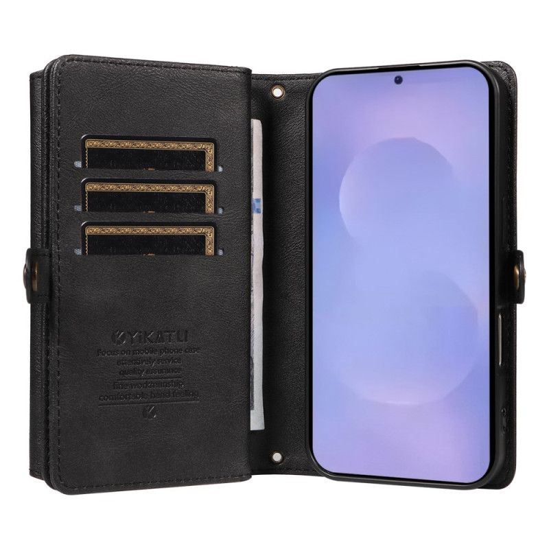 Lærdeksel Folio Deksel Samsung Galaxy S26 Vintage Yikatu-design