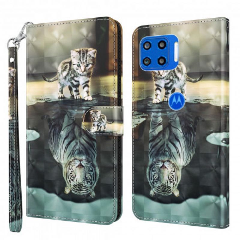 Folio Deksel Moto G 5g Plus Ernest The Tiger