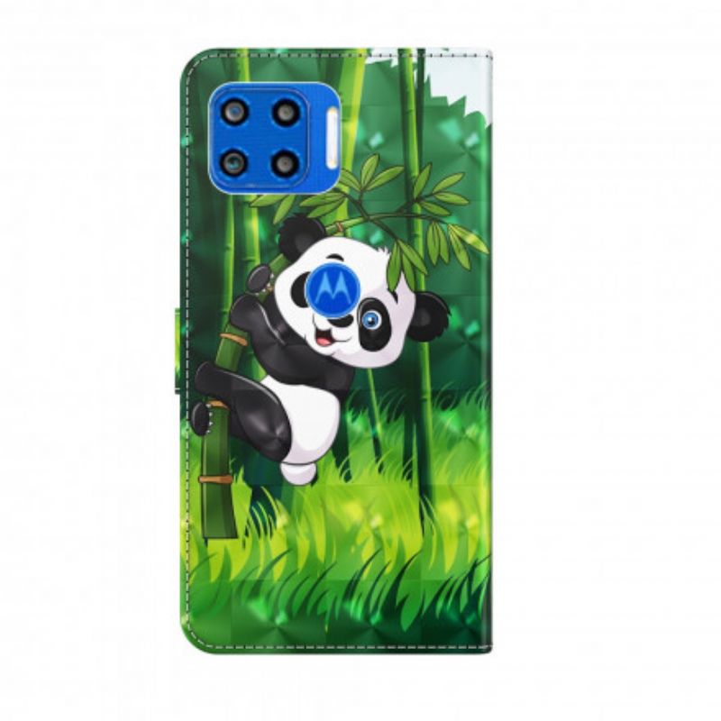 Folio Deksel Moto G 5g Plus Panda Og Bambus