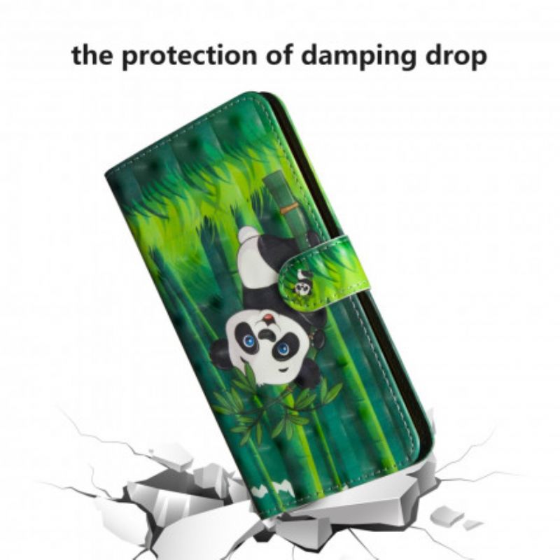 Folio Deksel Moto G 5g Plus Panda Og Bambus
