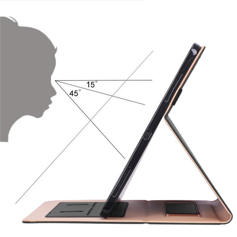 Hylster iPad Pro 12.9" (2018) (2020) Svart Elastisk Bånd