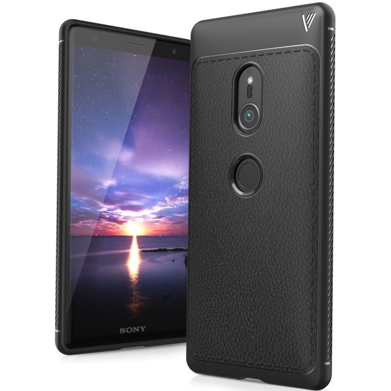 Deksel Sony Xperia XZ2 Grå Premium Skinneffekt