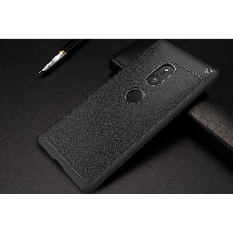 Deksel Sony Xperia XZ2 Grå Premium Skinneffekt