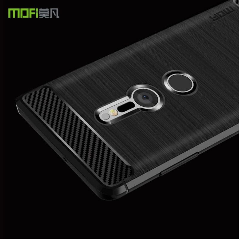 Deksel Sony Xperia XZ2 Svart Mofi Børstet Karbonfiber Anti-fall
