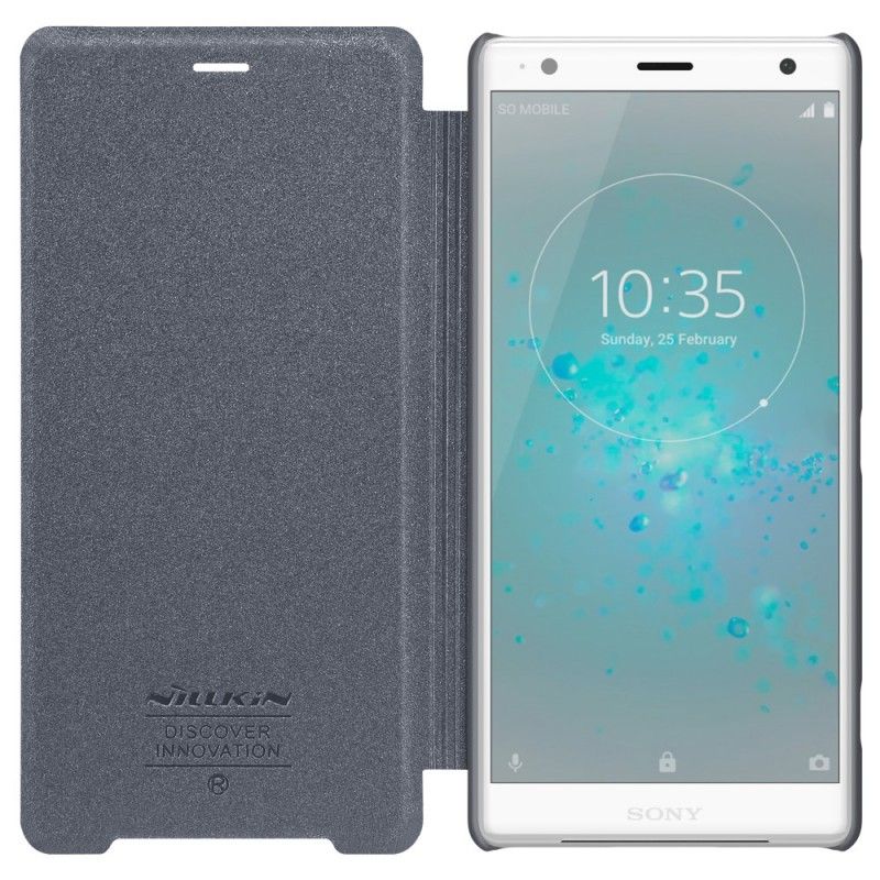 Folio Deksel Sony Xperia XZ2 Golden Nillkin