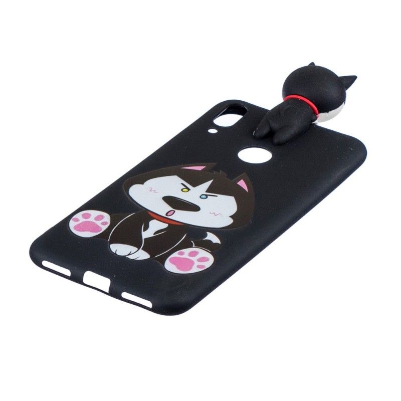 Deksel Huawei Y7 2019 Morsom Hund 3D