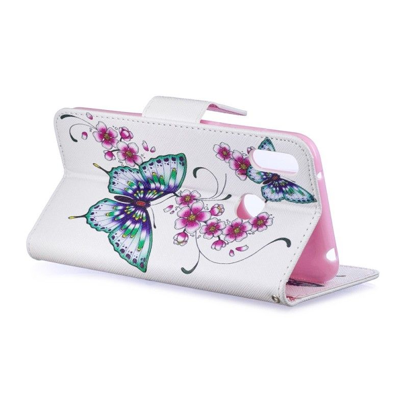 Folio Deksel Huawei Y7 2019 Fantastiske Sommerfugler