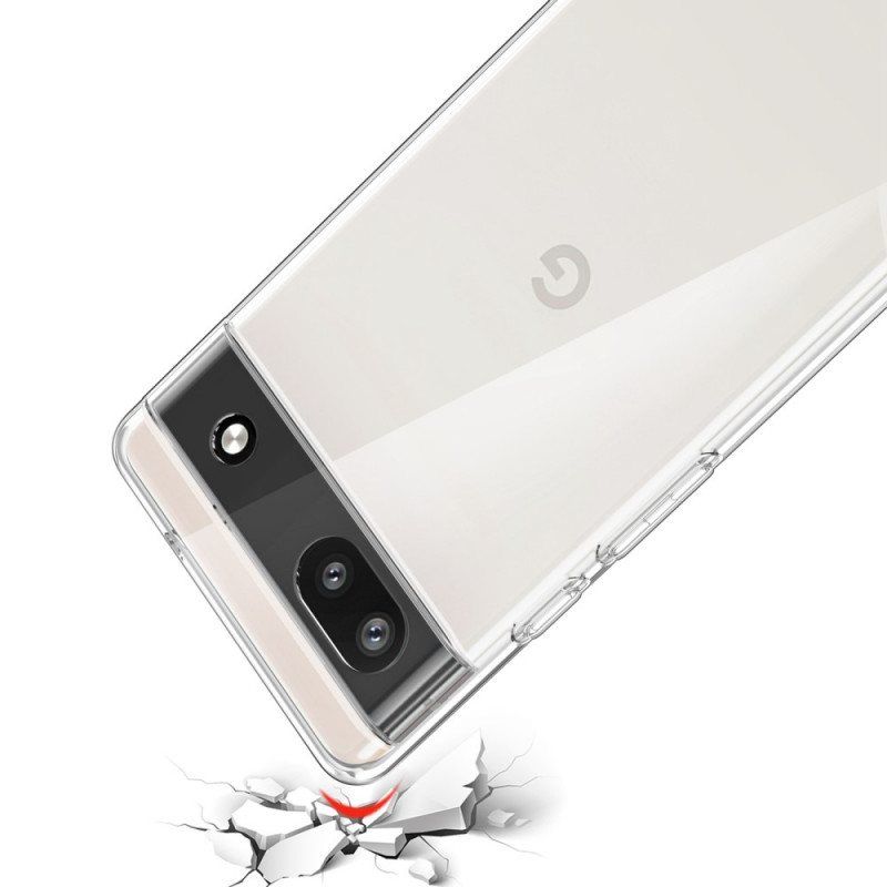 Deksel Til Google Pixel 6A Gjennomsiktig Fleksibel Silikon