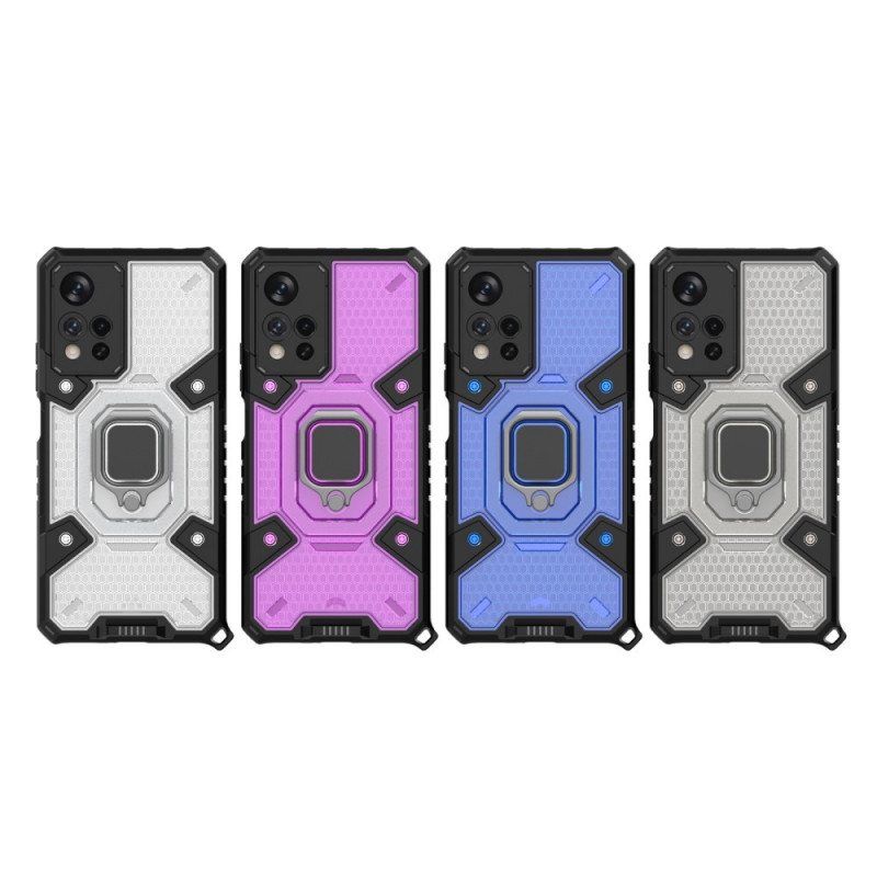 Deksel Til Xiaomi Redmi Note 11 Pro Plus 5G Honeycomb Med Ring