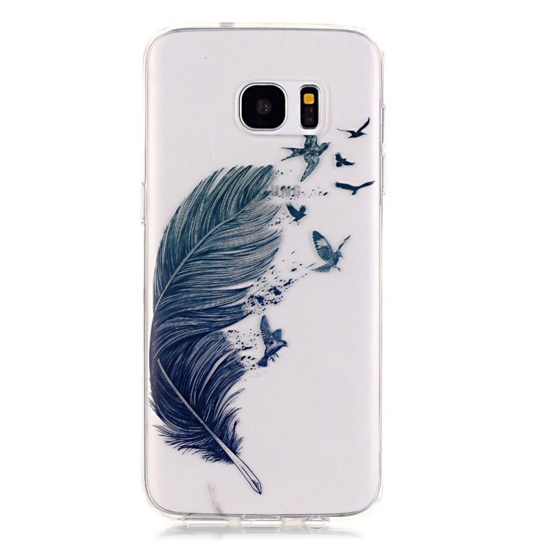 Deksel for Samsung Galaxy S7 Edge Lett Fjær
