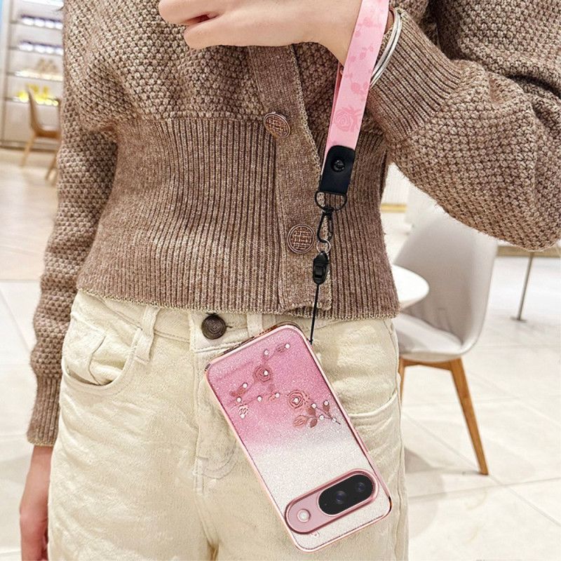 Deksel Google Pixel 10 / 10 Pro Mobildeksel Kadem-strasstein Og Stropp