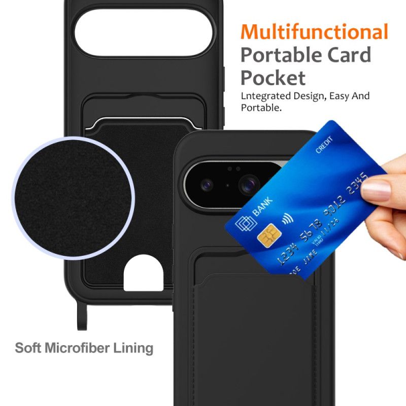 Deksel Google Pixel 10 / 10 Pro Silikon Kortholder Beskyttelse Deksel