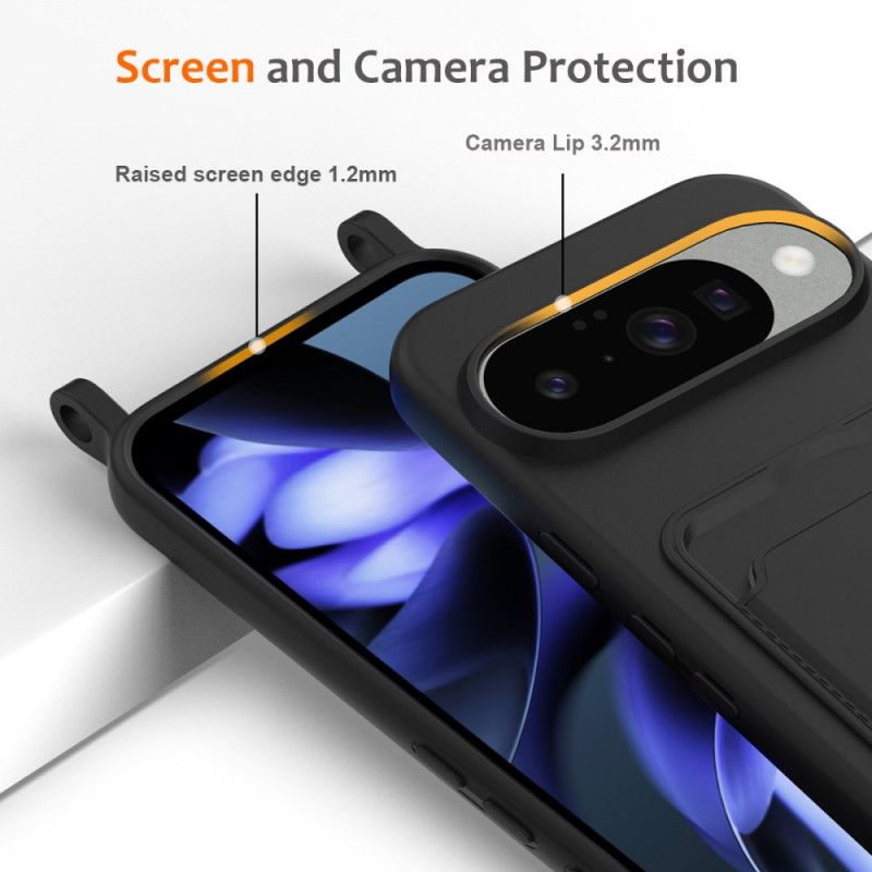 Deksel Google Pixel 10 / 10 Pro Silikon Kortholder Beskyttelse Deksel