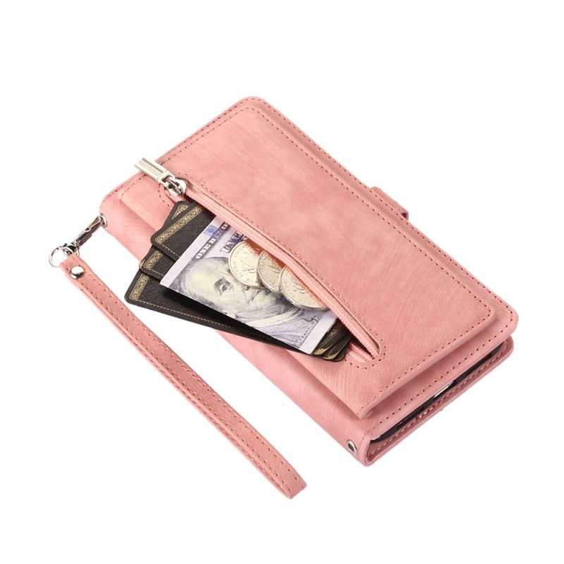 Folio Deksel Google Pixel 10 / 10 Pro / 9 / Lommebok I Semsket Skinn Med Pro-effekt Beskyttelse Deksel