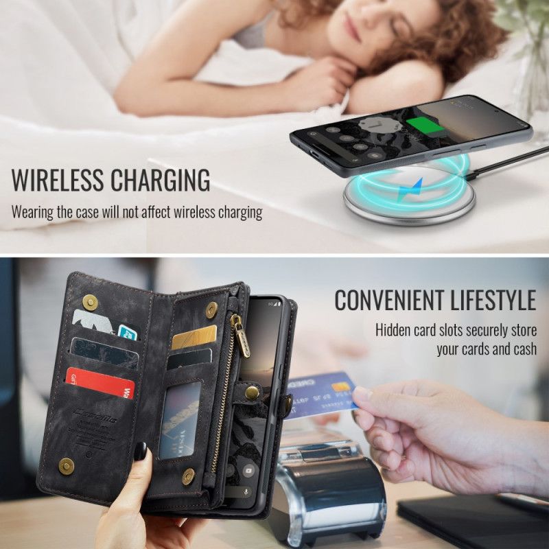 Folio Deksel Google Pixel 10 / 10 Pro Avtakbart Etui Og Håndleddsstropp