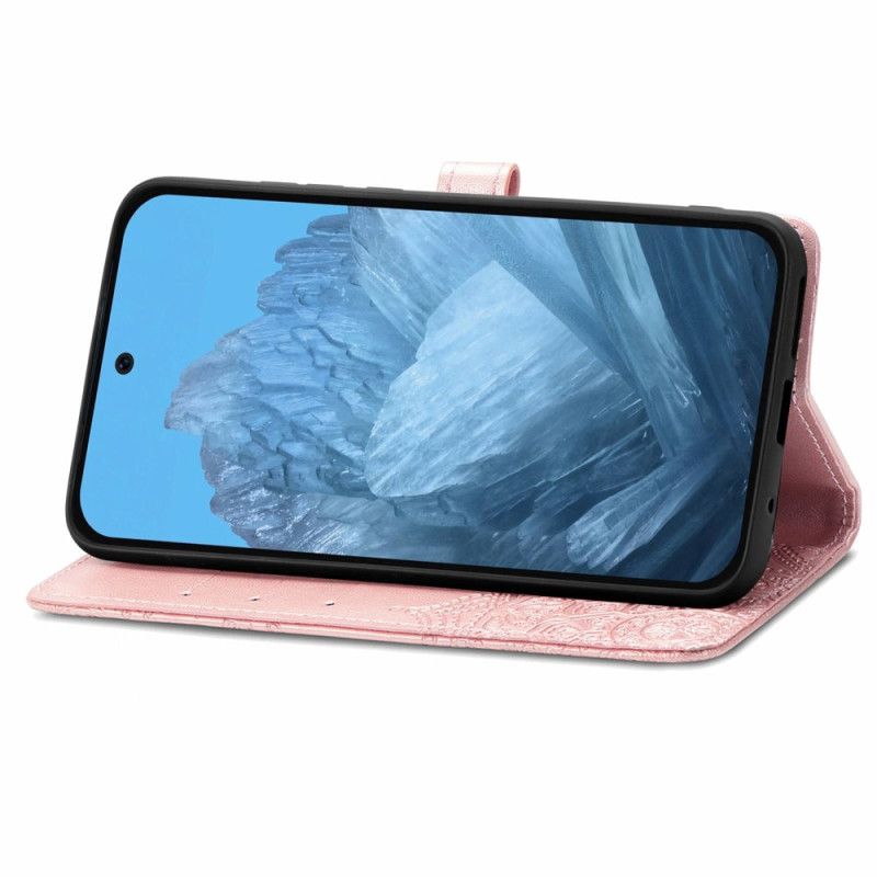 Folio Deksel Google Pixel 10 / 10 Pro Barokk Mandala-stropp Beskyttelse Deksel