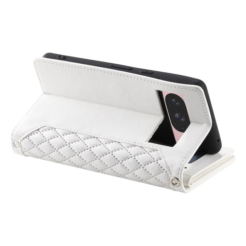 Folio Deksel Google Pixel 10 / 10 Pro Vattert Stil Beskyttelse Deksel