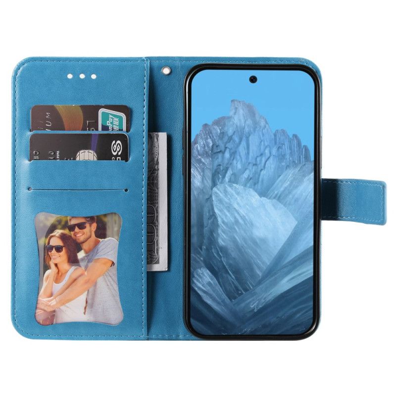 Folio Deksel Til Google Pixel 10 / 10 Pro Mandala-imitasjon Med Stropp