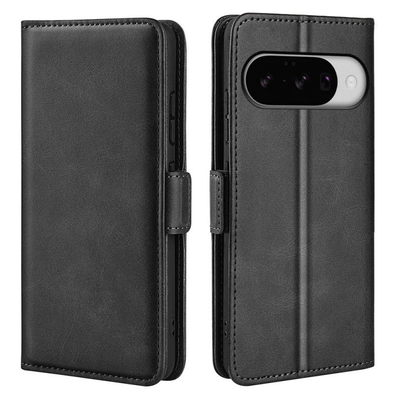 Lærdeksel Folio Deksel Google Pixel 10 / 10 Pro Mobildeksel Dobbel Lås