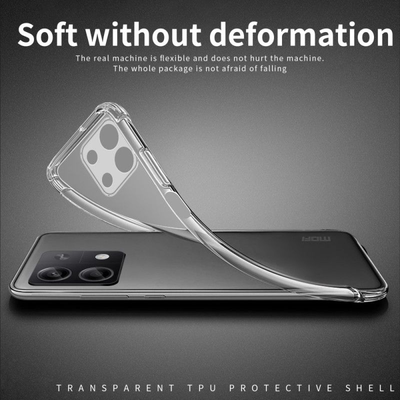 Deksel Til Xiaomi Redmi Note 13 4g Gjennomsiktig Mofi