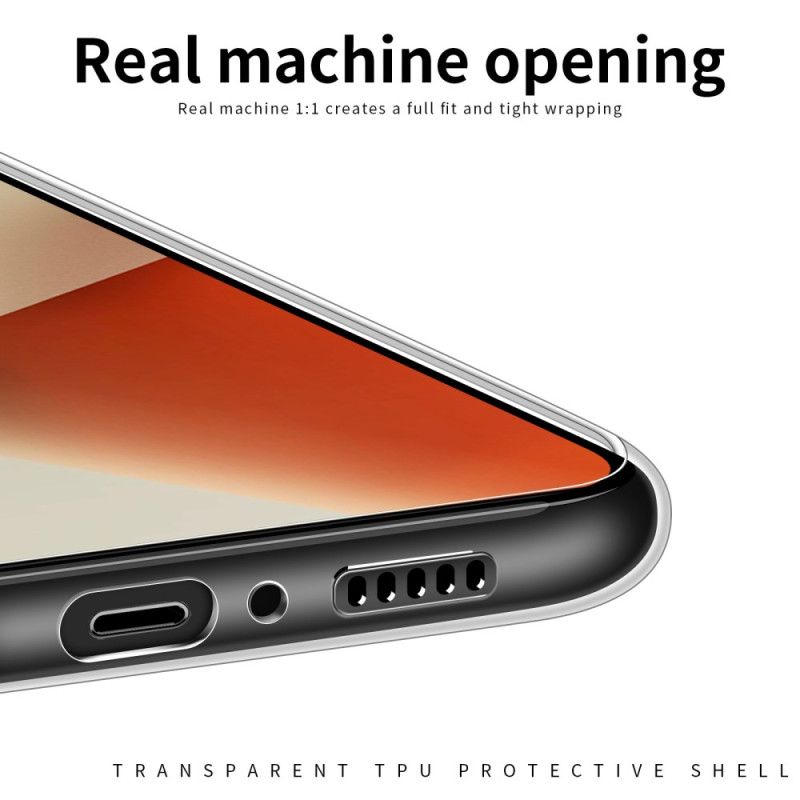 Deksel Til Xiaomi Redmi Note 13 4g Gjennomsiktig Mofi