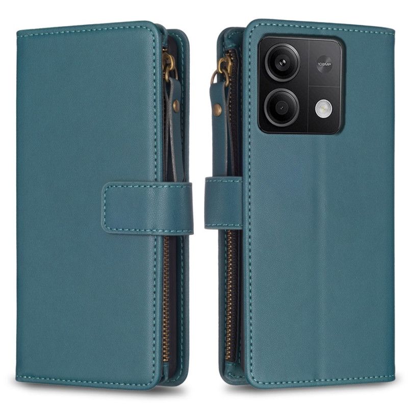 Lærdeksel Folio Deksel Xiaomi Redmi Note 13 4g Klassisk Lommebok