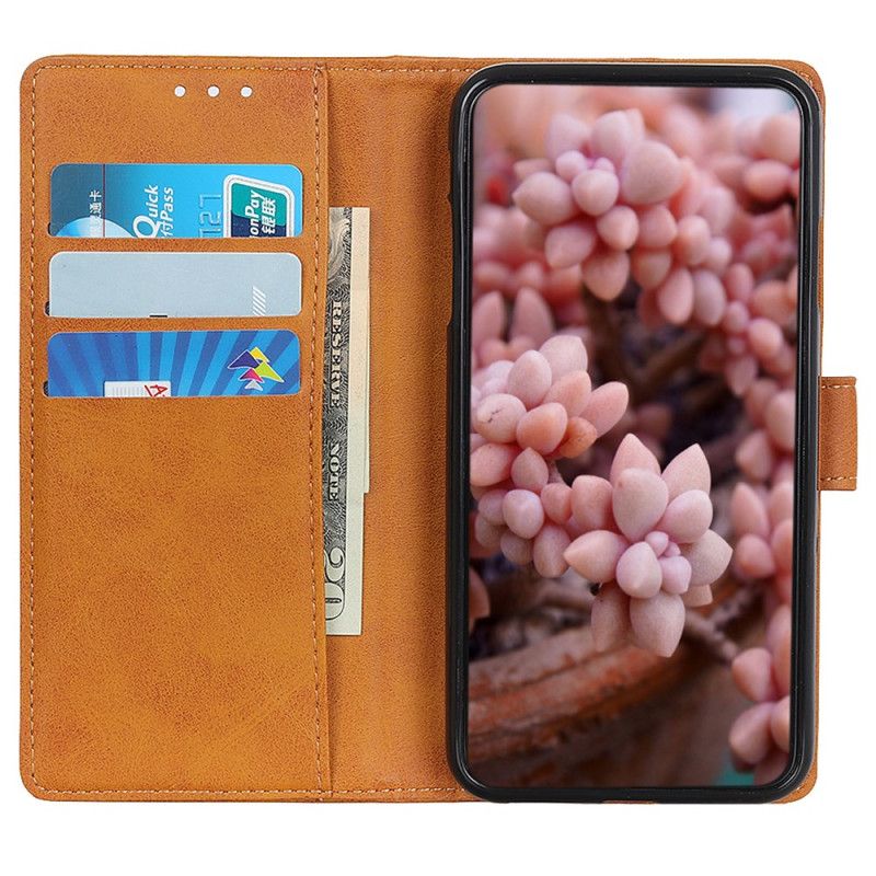 Lærdeksel Folio Deksel Xiaomi Redmi Note 13 4g Matt Kunstskinn