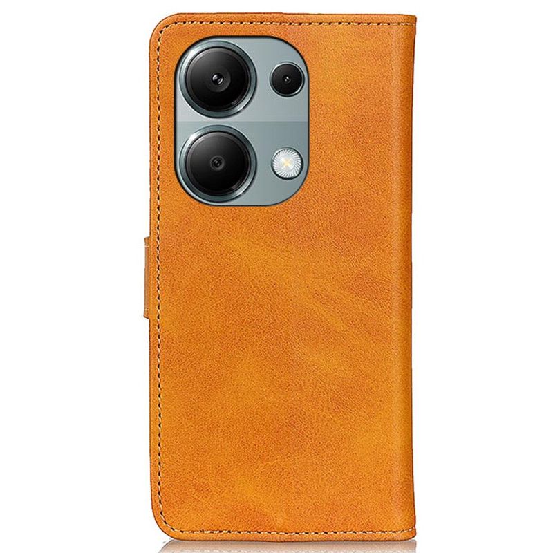 Lærdeksel Folio Deksel Xiaomi Redmi Note 13 4g Matt Kunstskinn