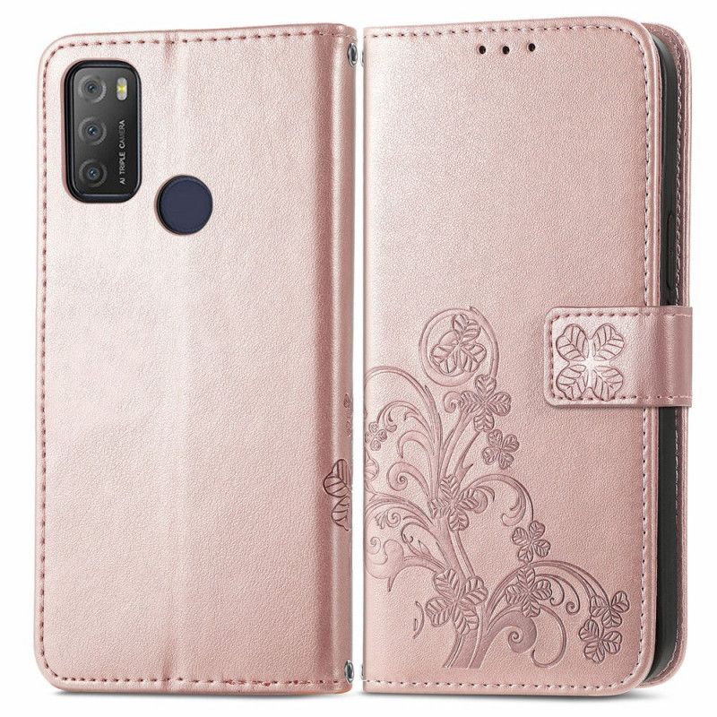 Folio Deksel Alcatel 3l (2021) / 1s (2021) Asiatiske Blomster