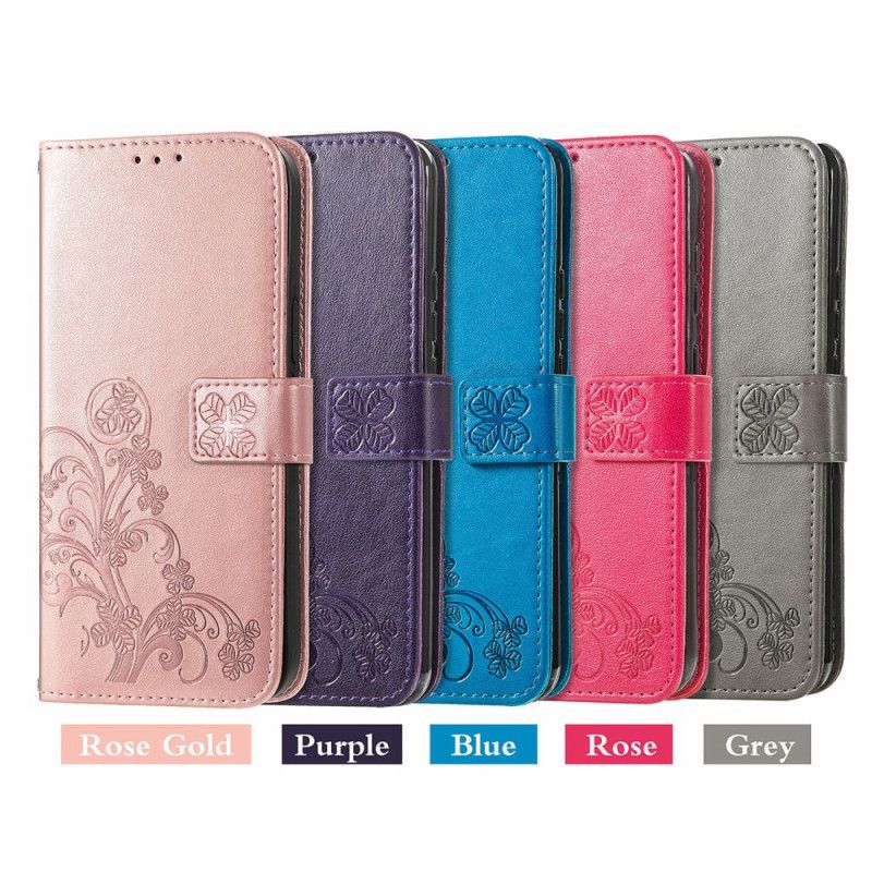 Folio Deksel Alcatel 3l (2021) / 1s (2021) Asiatiske Blomster