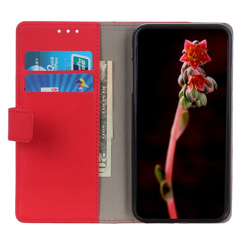 Folio Deksel Alcatel 3l (2021) / 1s (2021) Klassisk Skinneffekt