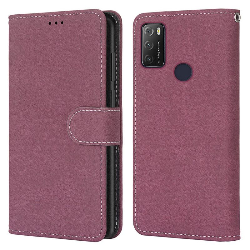 Folio Deksel Til Alcatel 3l (2021) / 1s (2021) Stil Skinncouture