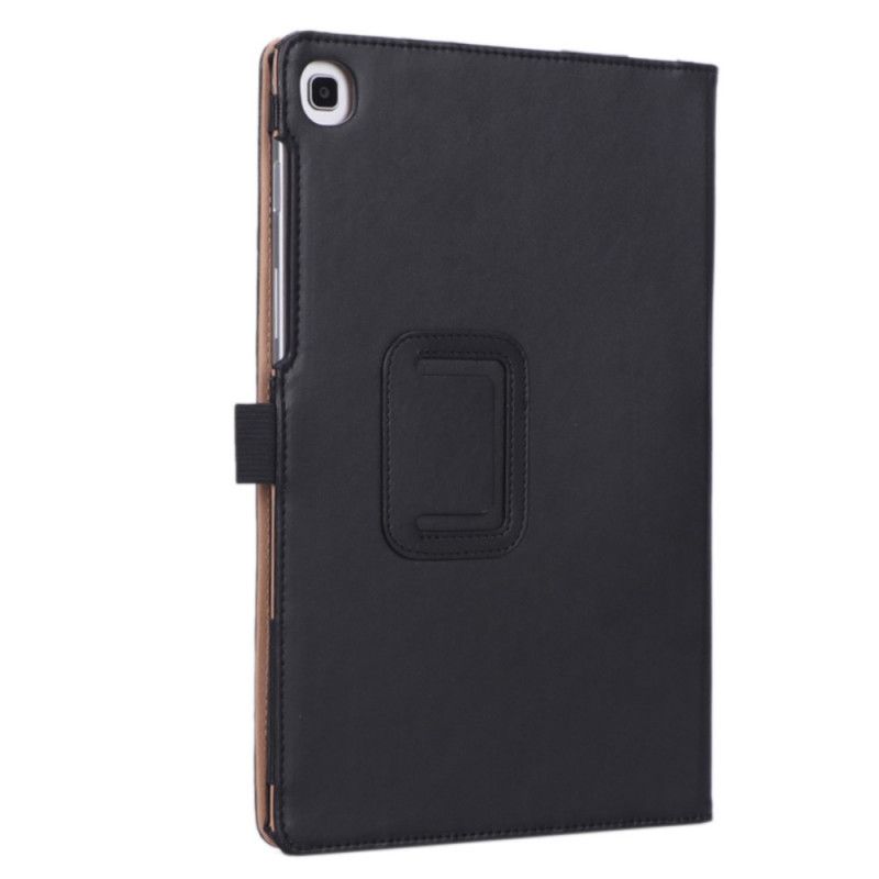 Etui for Samsung Galaxy Tab S5e Svart Lærstil Med Stropp