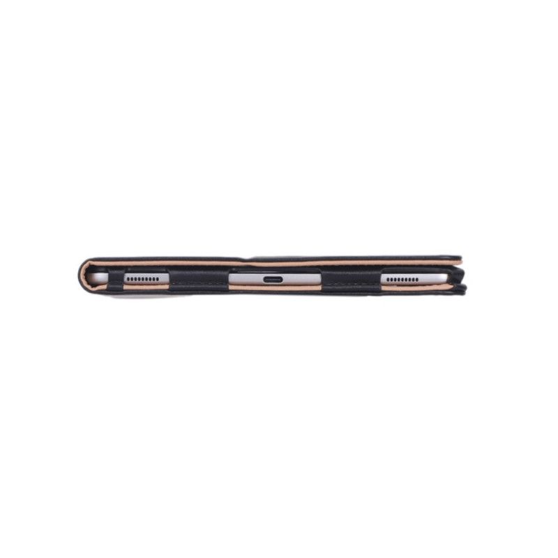 Etui for Samsung Galaxy Tab S5e Svart Lærstil Med Stropp