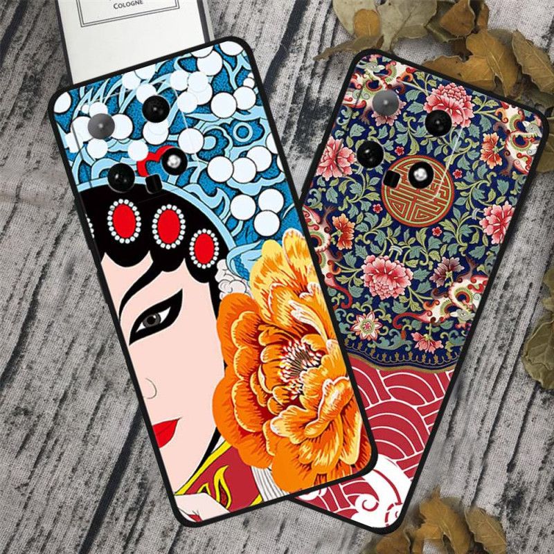 Deksel Xiaomi 14 Mobildeksel Keiserlig Broderi