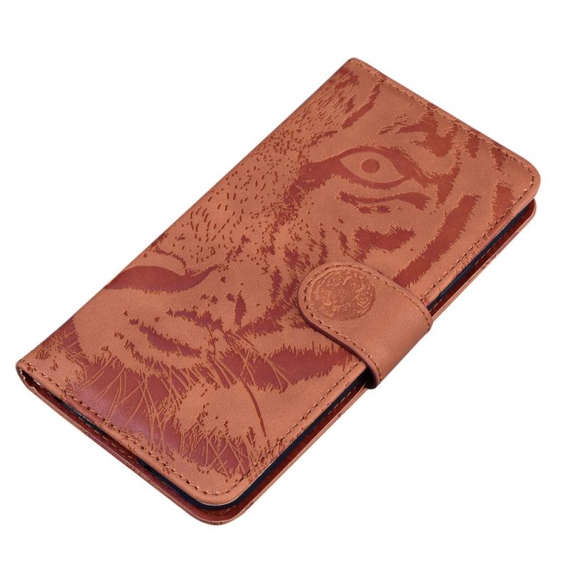 Folio Deksel Xiaomi 14 Tiger Footprint Beskyttelse Deksel