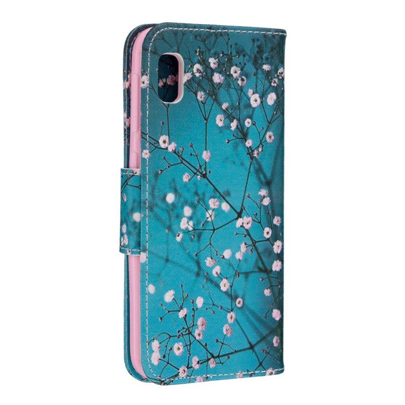 Folio Deksel Samsung Galaxy A10e Blomstrende Tre