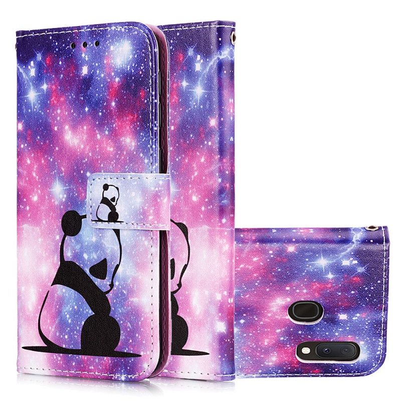Folio Deksel Samsung Galaxy A10e Galakspanda