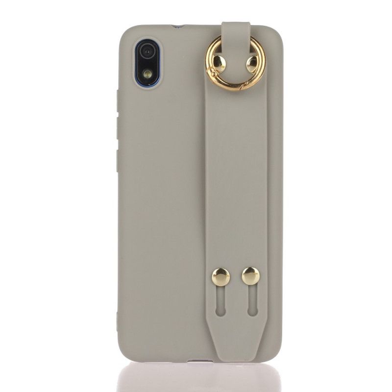 Deksel for Xiaomi Redmi 7A Rød Silikon Med Bærerem