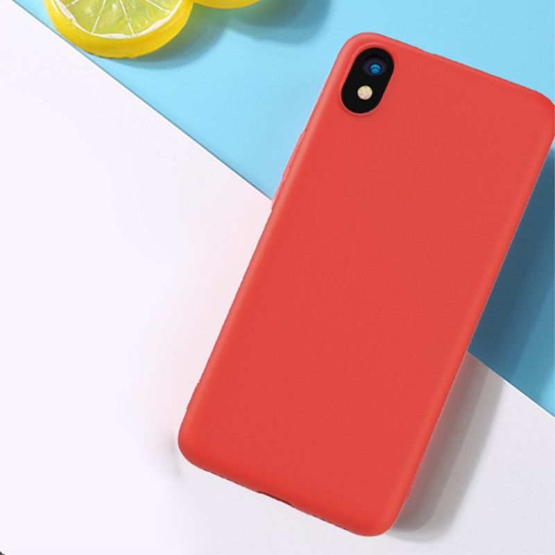 Deksel for Xiaomi Redmi 7A Svart Flytende Silikon På X-Nivå