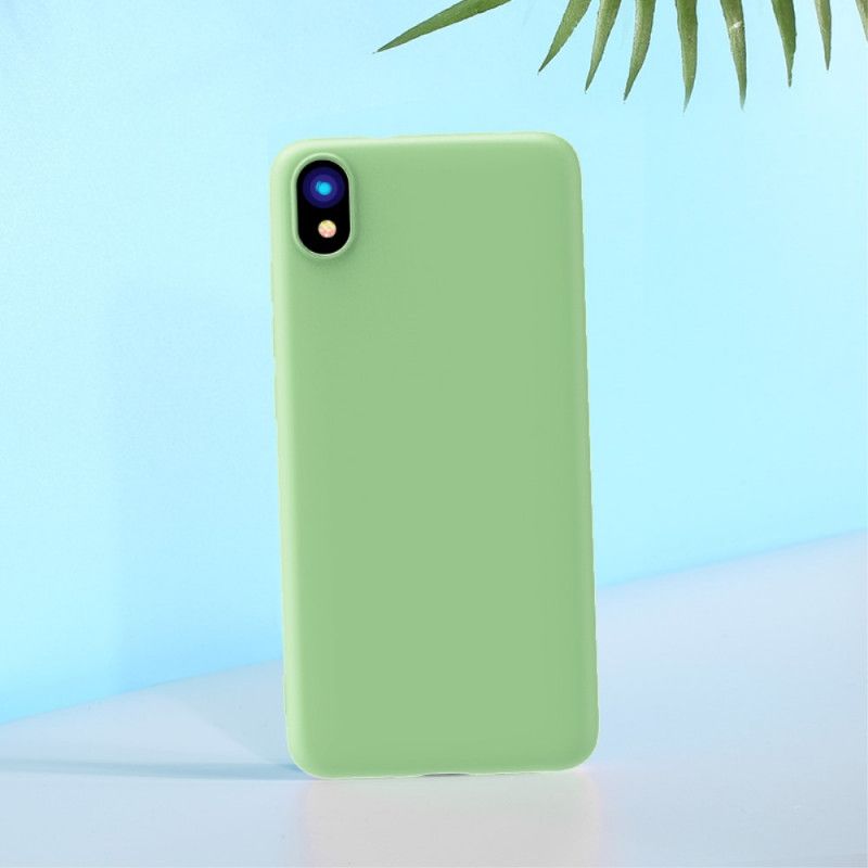 Deksel for Xiaomi Redmi 7A Svart Flytende Silikon På X-Nivå