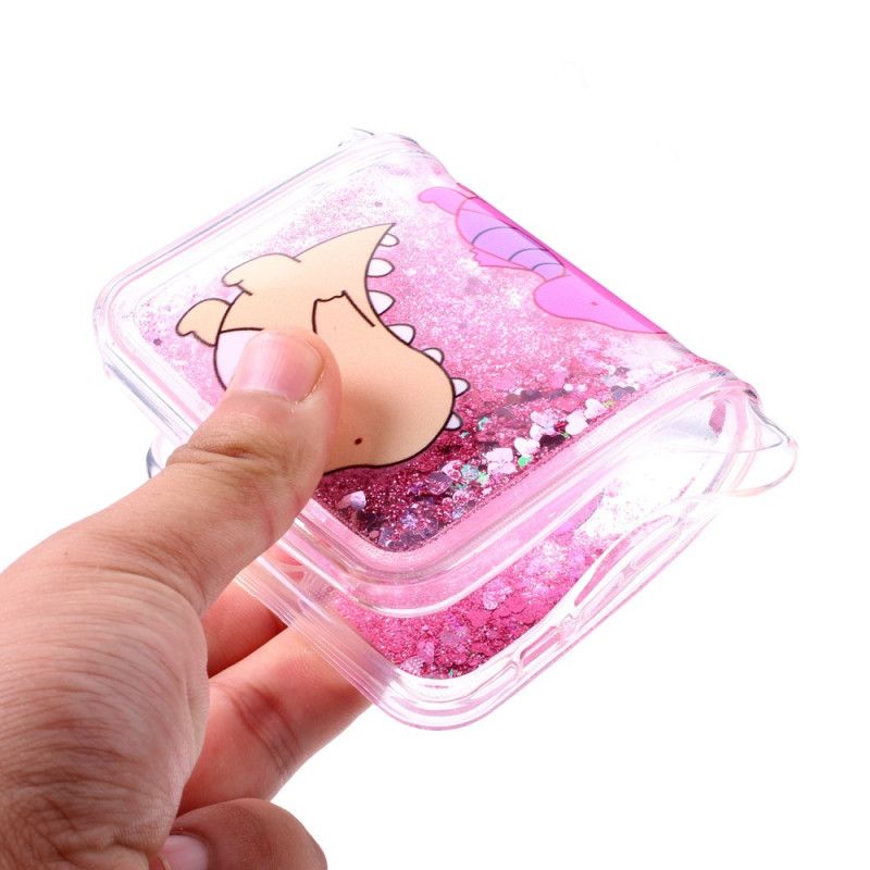 Deksel Xiaomi Redmi 7A Morsomme Glitter Dinosaurer