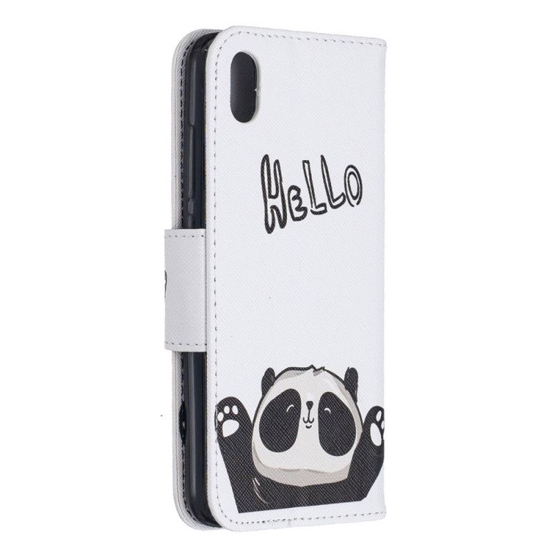 Lærdeksel Folio Deksel Xiaomi Redmi 7A Hallo Panda