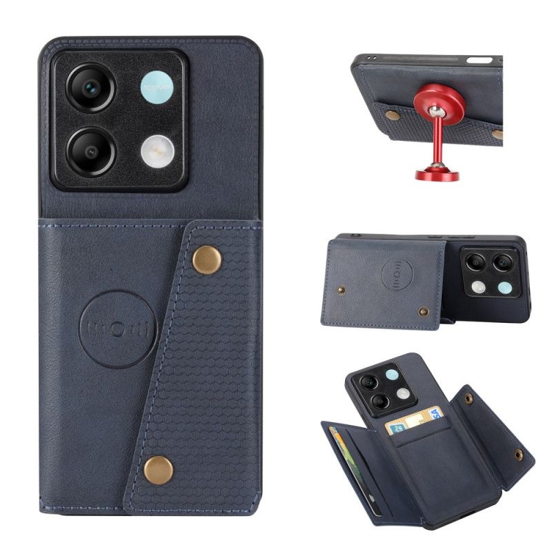 Deksel Xiaomi Redmi Note 13 Pro 5g Med Kortholderstøtte Beskyttelse Deksel