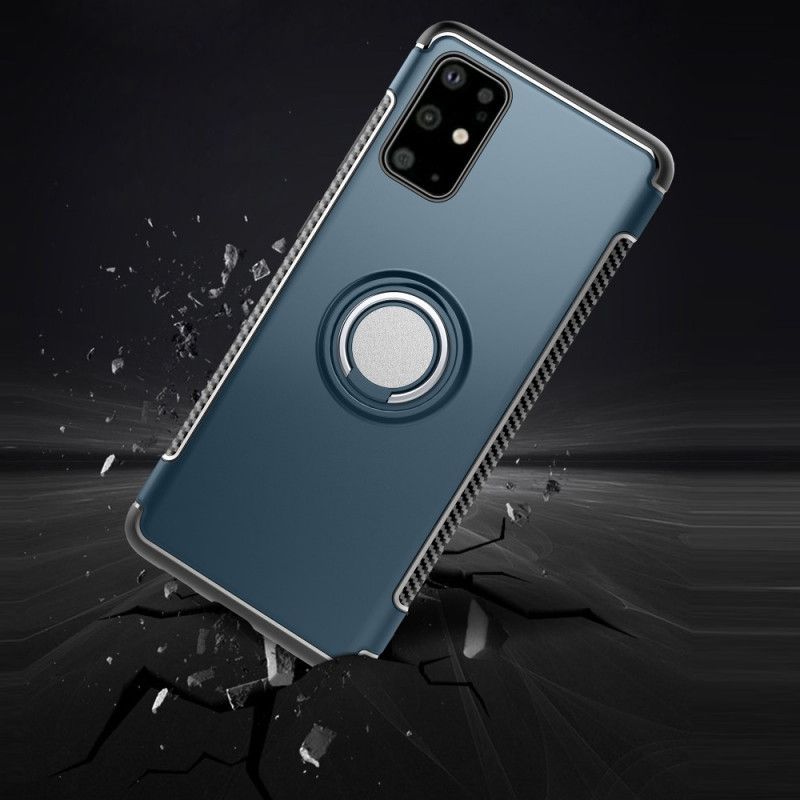 Deksel Samsung Galaxy S20 Plus / S20 Plus 5G Svart Karbonfiberring